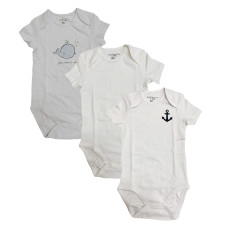Fox & Bunny Baby Bodysuit Multi 3pcs pack L-80C
